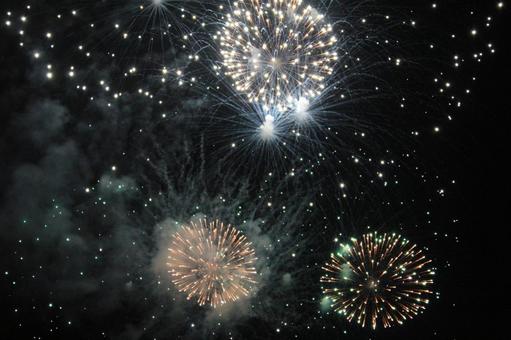 美しい花火の写真