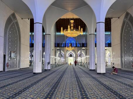 ブルーモスク ブルーモスク,マレーシア,マレーシア観光の写真素材