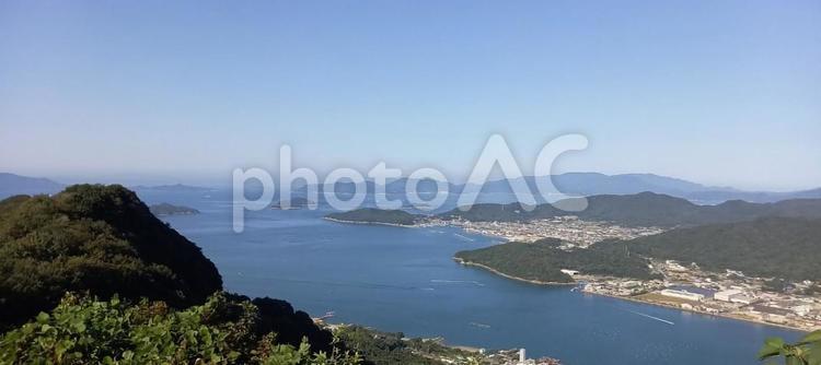 日本の風景　海と島 海,風景,自然の写真素材