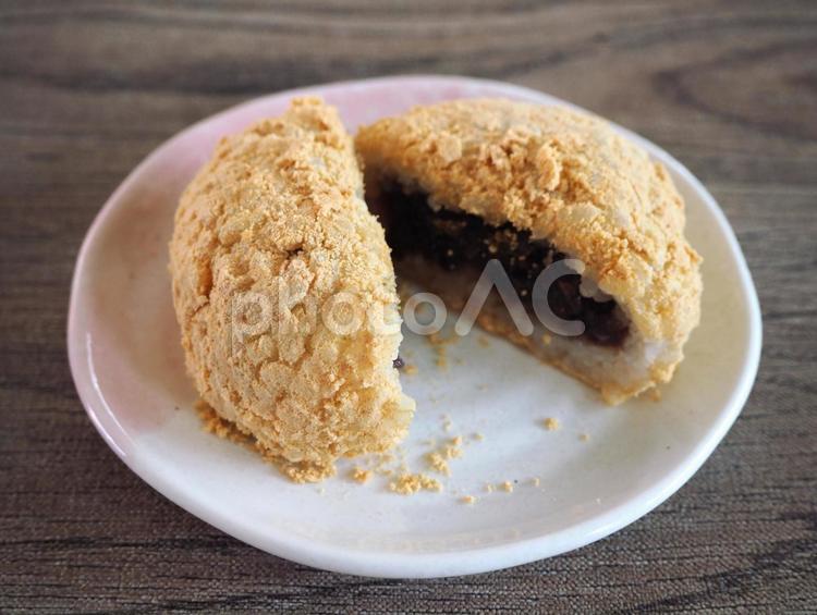 きなこおはぎ／きなこぼた餅 ぼたもち,おはぎ,きなこぼた餅の写真素材