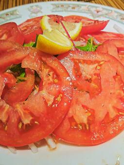 スライストマト 食事,食卓,トマトの写真素材