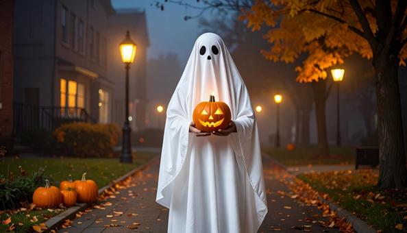 ハロウィンのおばけ ハロウィンのおばけの写真