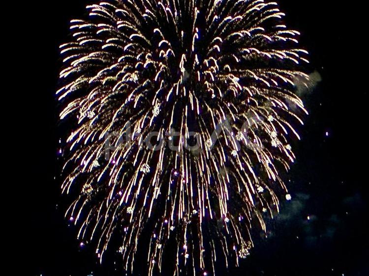 美しい打ち上げ花火 花火,夜空,打ち上げ花火の写真素材