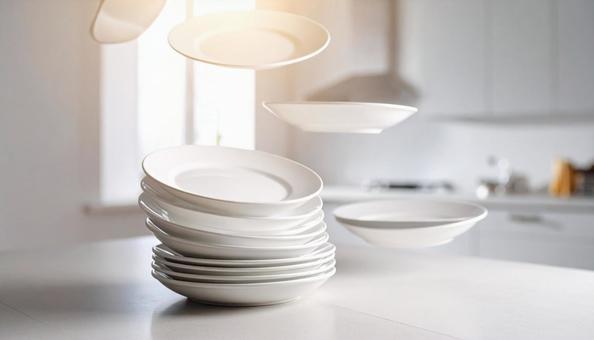 未来 自動化の理想 皿洗い 食器洗い 皿 未来 自動化の理想 皿洗い 食器洗い 皿の写真