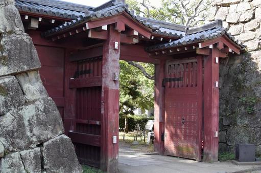 和歌山城公園の門 和歌山城公園の門 和歌山城公園,和歌山城,和歌山県の写真素材