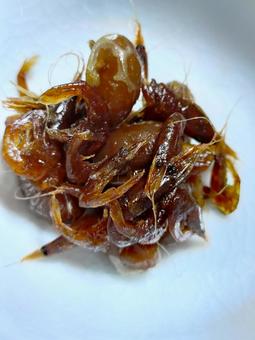 えびと豆の煮もの えび豆 滋賀 郷土料理 えびと豆の煮もの えび豆 滋賀 郷土料理 えび,すじえび,びわこの写真素材