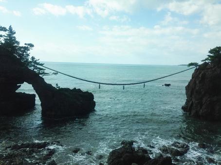 能登の夫婦岩 能登の夫婦岩の写真