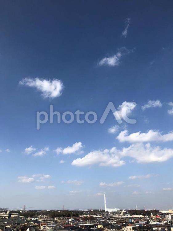 街並と空 街並と空,街並,空の写真素材