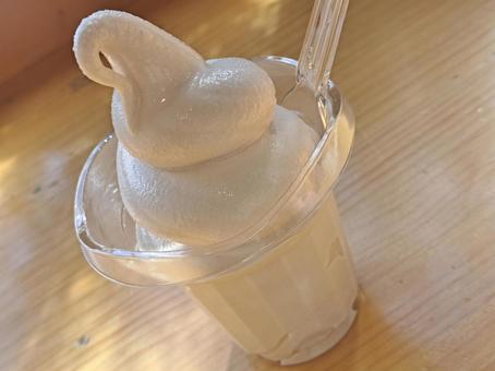 秋のソフトクリーム2 秋のソフトクリーム2の写真