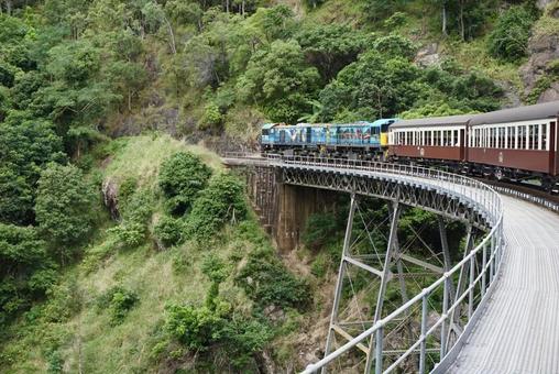 列車の旅 列車の旅 オーストラリア,ケアンズ,旅の写真素材