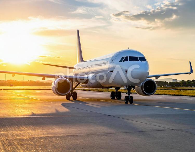 飛行機 旅客機,航空機,飛行機の写真素材