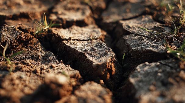 乾燥した地面のひび割れ:厳しい自然環境 乾燥した地面のひび割れ:厳しい自然環境の写真