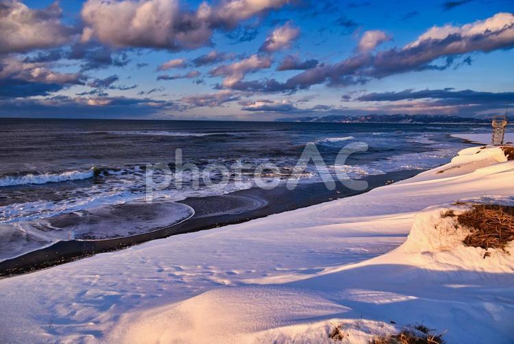 冬の海水浴場 冬の海水浴場,冬,海水浴場の写真素材