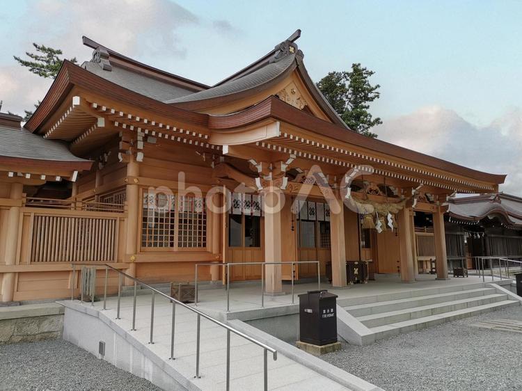 熊本　阿蘇神社　再建本殿 阿蘇神社,神社,本殿の写真素材