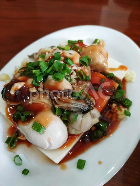 ベトナムの中華料理　牡蠣 ホーチミン,野菜,ランチの写真素材