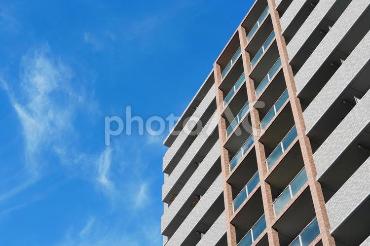 マンション　イメージ マンション,分譲,コピースペースの写真素材