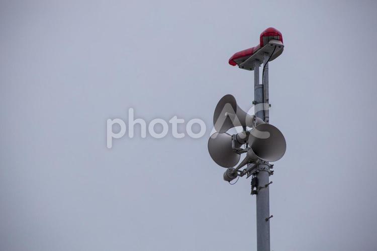 行政防災無線22 防災,地震,田原の写真素材