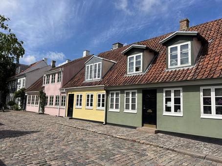 オーデンセ オーデンセ,デンマーク,北欧の写真素材