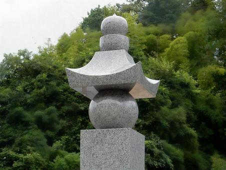 【風景写真】五輪塔 【風景写真】五輪塔 五輪塔,石塔,仏教の写真素材