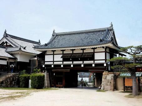 【風景写真】広島城の風景 【風景写真】広島城の風景 広島城,城,櫓の写真素材