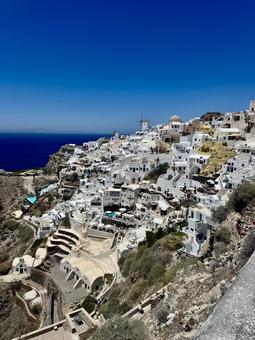 サントリーニ サントリーニ サントリーニ,サントリーニ島,街並みの写真素材