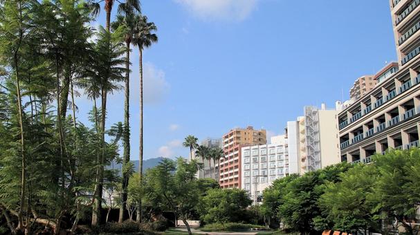 熱海市内ジャカランダ遊歩道からの風景 熱海市内ジャカランダ遊歩道からの風景の写真