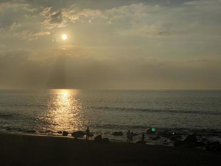 Photo, fukuoka, itoshima, sunset, 