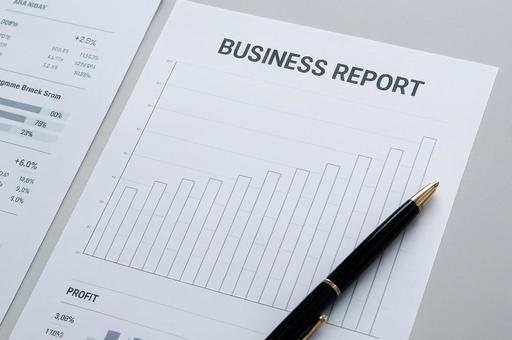 売上成長分析レポートの写真