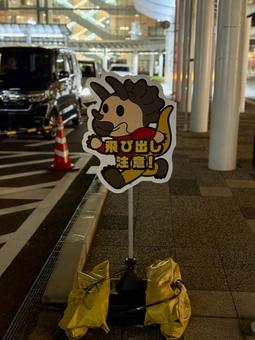 福井駅 恐竜の飛び出し坊や 福井駅 恐竜の飛び出し坊やの写真