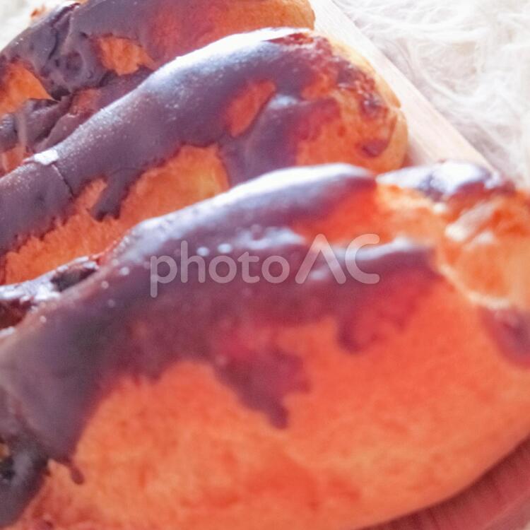 エクレア04 エクレア,お菓子,スイーツの写真素材