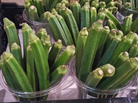 八百屋さんのオクラ 八百屋さんのオクラ オクラ,野菜,ベジタブルの写真素材