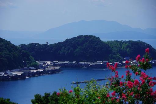伊根の舟屋 伊根湾 建物 町並み 海 伊根の舟屋 伊根湾 建物 町並み 海の写真