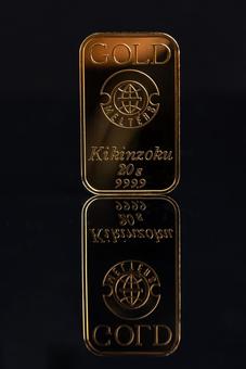 ゴールドバー　GOLD 金,金塊,ゴールドバーの写真素材