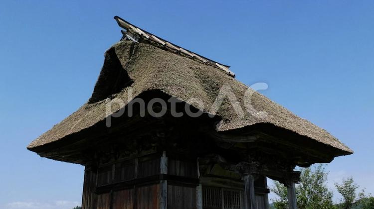 長岡市指定文化財　相野原観音堂 寺,美しい,寺院の写真素材