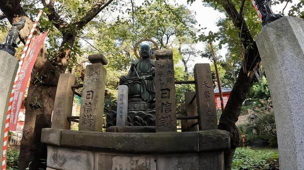 東京都　目黒不動尊　瀧泉寺の延命地蔵尊 延命地蔵尊,目黒不動尊,パワースポットの写真素材