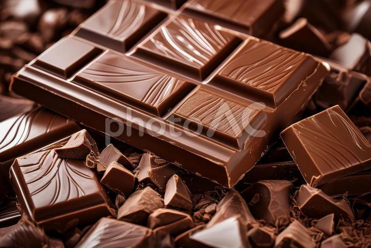 チョコレート背景 チョコレート,スイーツ,壁紙の写真素材
