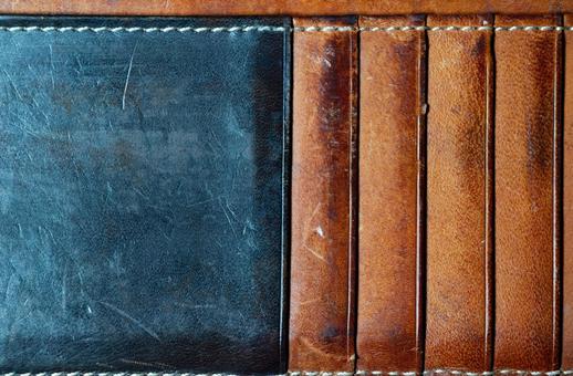 茶色と黒の革素材のクローズアップ 革,テクスチャ,素材の写真素材