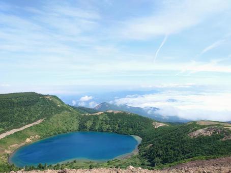 Photo, witch&#39;s eyes, any mountain, fukushima, 