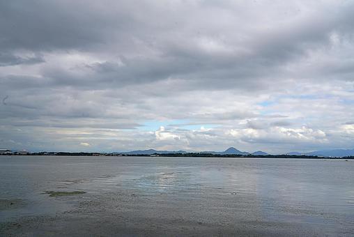 パワースポット　満月寺・浮御堂㉓　湖 滋賀県大津市,満月寺,浮御堂の写真素材