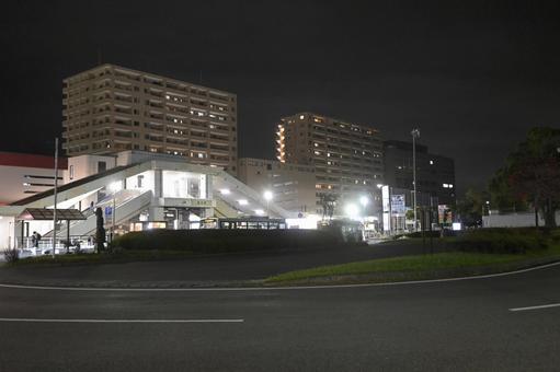 佐倉駅南口.夜 佐倉駅南口.夜の写真