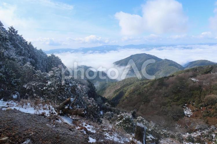 愛宕山の風景 3月,春,登山の写真素材