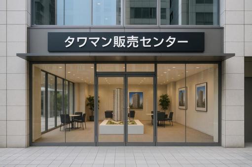 タワマン販売センターの外観イメージ タワマン販売センターの外観イメージの写真