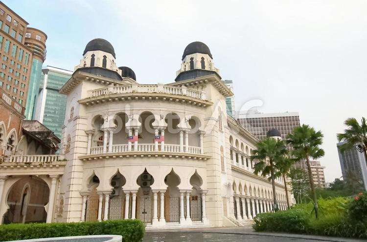 マレーシア　クアラルンプールの歴史的建造物　Jabatan Warisan Negara マレーシア,クアラルンプール,外国の写真素材