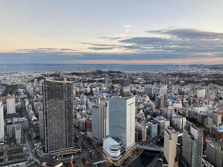 横浜の夕景 横浜の夕景の写真