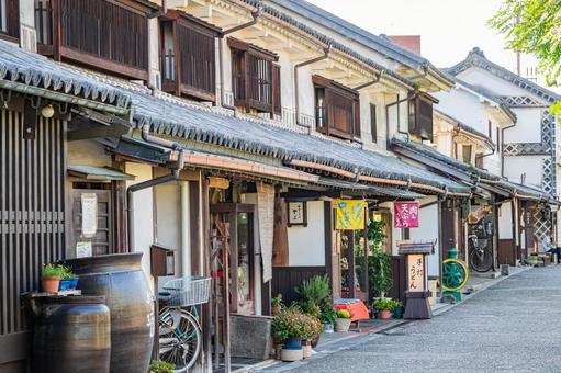 岡山　倉敷美観地区の風景 倉敷,倉敷美観地区,岡山の写真素材