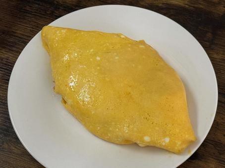 Photo, omelette rice, lunch, delicious, 