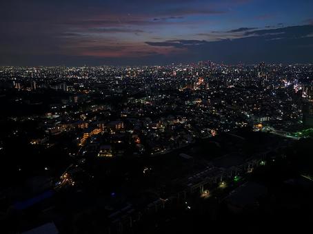 東山スカイタワーの夜景 東山スカイタワーの夜景 東山,スカイタワー,動物園の写真素材