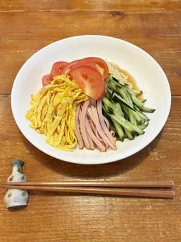 Chilled Chinese noodles, JPG Chilled Chinese noodles, JPG