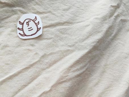 シーツに付くダニ ダニ,シーツ,害虫の写真素材