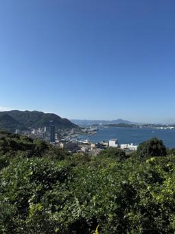 和布刈公園第一展望台からの風景 和布刈公園第一展望台からの風景の写真